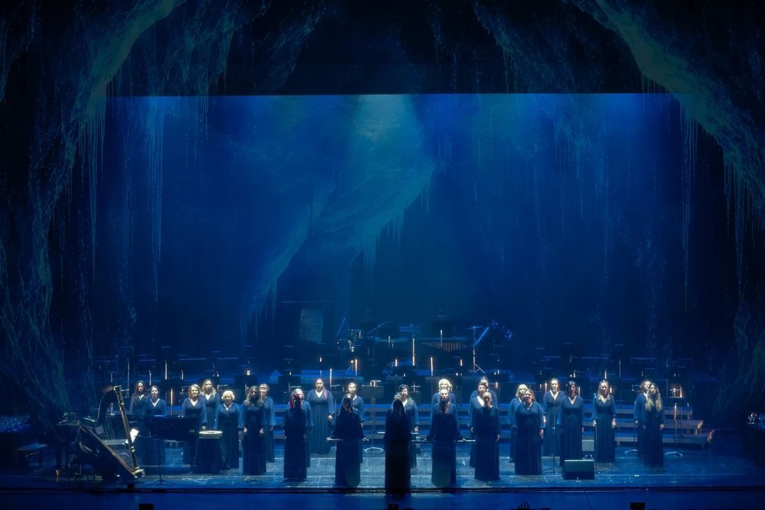 The Turkish State Choir on stage during AURORA