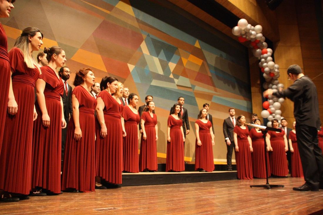 Rezonans in concert at the Marktoberdorf international choir competition, 2019